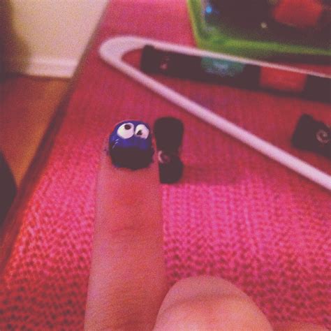 Cookie Monster Nails Diy Monster Nails Cookie Monster Nails Diy Nails