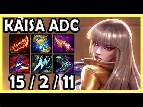 Kaisa Vs Tristana TRIPLE KILL ADC Korea GrandMaster Patch 13 15