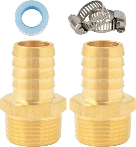 Amazon Sungator Brass Hose Barb Fittings Barb To Npt