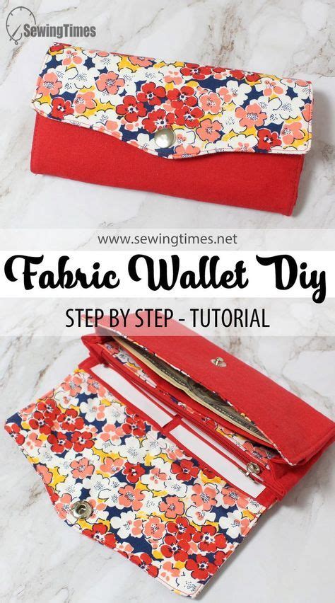 Super Simple Handmade Wallet Tutorial Free Sewing Pattern Svg Sew Some