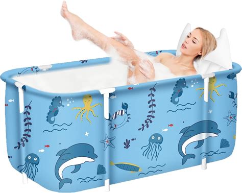 Baignoire Pliante Pour Adulte X X Cm Seau De Bain Vapeur De