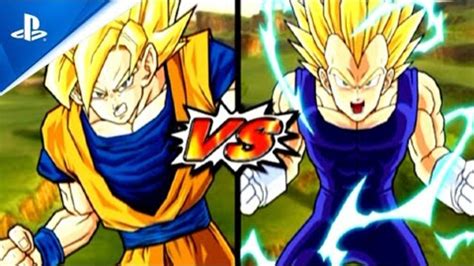 GOKU END SUPER SAIYAN VS VEGETA SECOND FORM SUPER SAIYAN 2