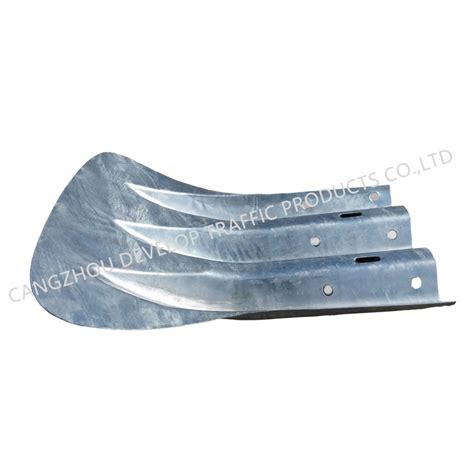 Hot Dip Galvanized Corrugated Fishtail End For Highway Guardrail