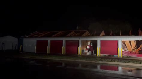 Michigan Storm Chasers On Twitter Roof Torn Off Storage Unit East