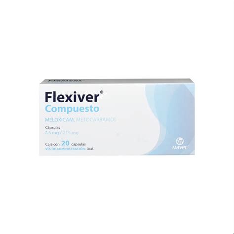 Flexiver Compuesto 75mg215mg 20cap Diverfarma