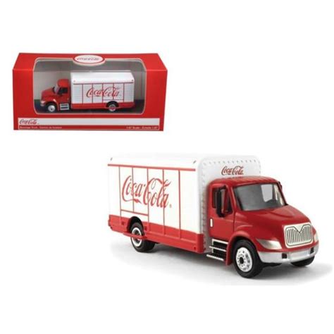 Miniatura Caminh O Antigo Coca Cola Beverage Escala Carrinhos E