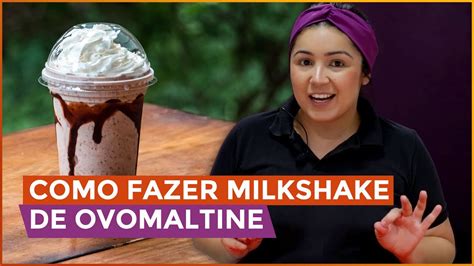 Como Fazer Milkshake De Ovomaltine Base Para Milkshake Youtube