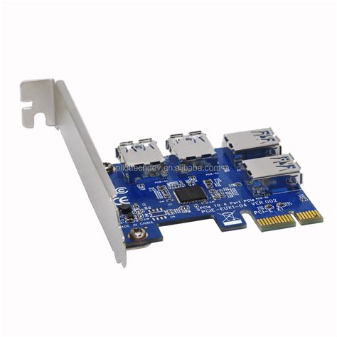 Pci E To Pci E Riser Card 1 To 4 Pci Ex1 To Pci Ex16 Mining Card Buy