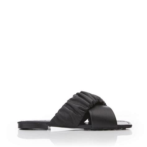 Ajayy Black Leather Sandals From Moda In Pelle Uk