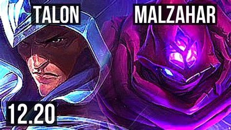 TALON Vs MALZ MID 3 4M Mastery 6 0 3 1200 Games Dominating KR