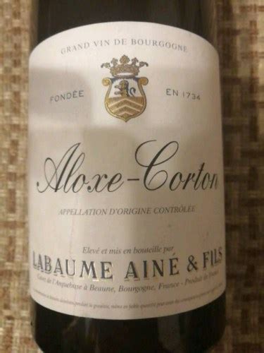 Labaume Ain Fils Aloxe Corton Vivino Us