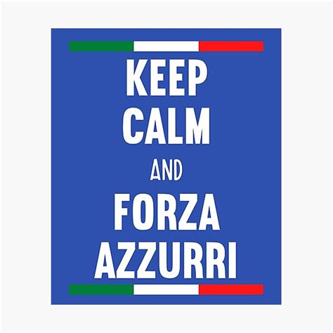 L Mina Fotogr Fica Keep Calm Y Forza Azzurri Fans Y Simpatizantes