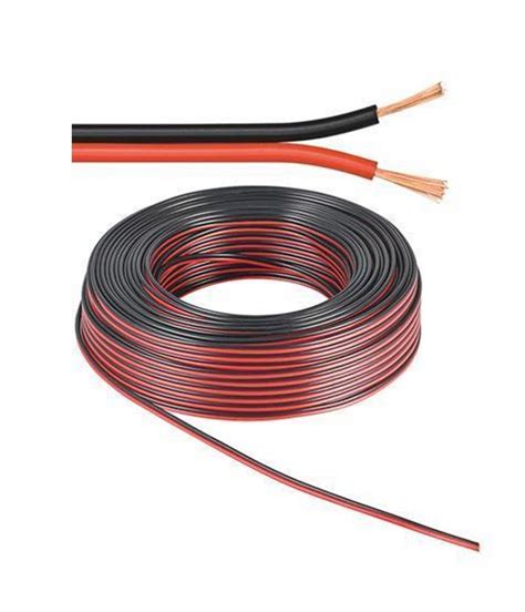 Cable Duplex 18 AWG Sonido Rojo Negro Calibre Por Metro Polarizado