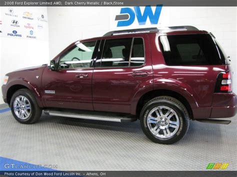 2008 Ford Explorer Limited Awd In Dark Cherry Metallic Photo No 53185124