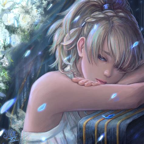 Lunafreya Nox Fleuret Final Fantasy And More Drawn By Stephanie