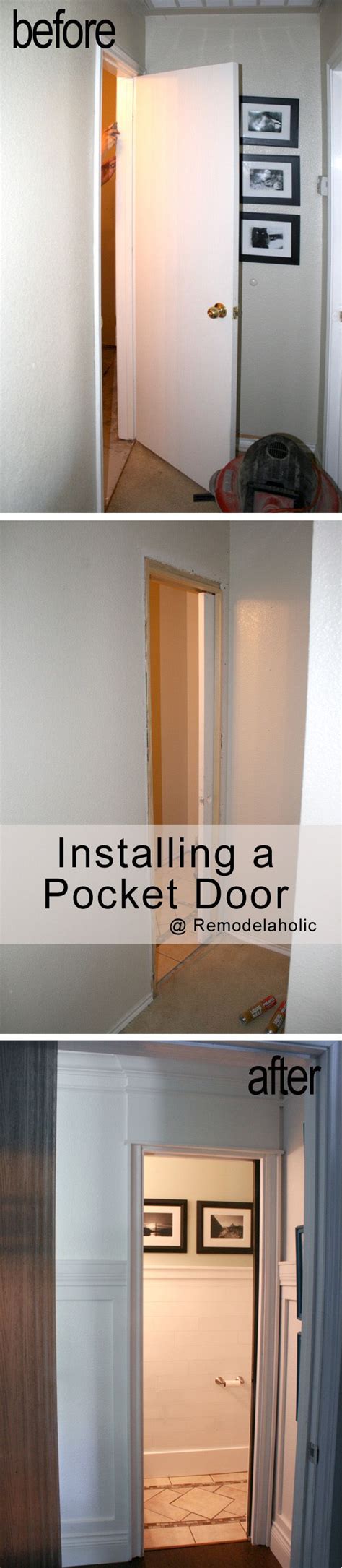 Installing a pocket door How To Install A Pocket Door, Home Renovation ...