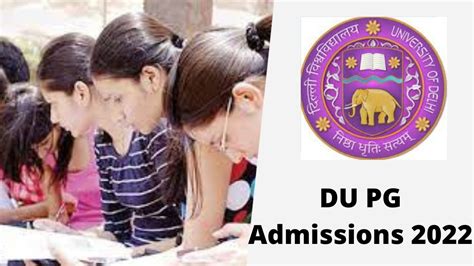 Du Pg 2022 Registration Dates Extended Apply Through Link Provided