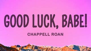 Chappell Roan Good Luck Babe Chords Chordify