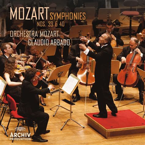 Mozart Symphonies Nos39 And 40 Claudio Abbado Wolfgang Amadeus Mozart Claudio Abbado