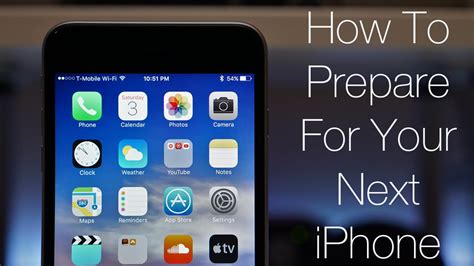 How To Prepare Your Iphone For Your Next Iphone Youtube