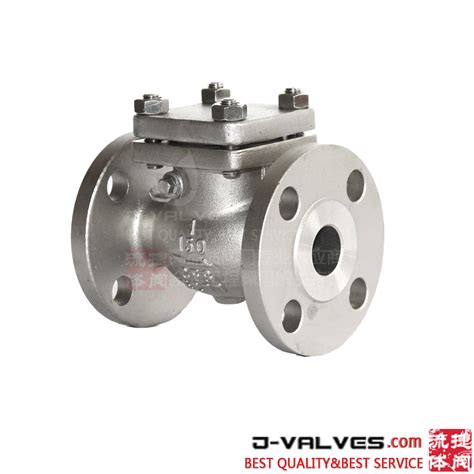 1inch 150LB Stainless Steel A351 CF8 Flange End Swing Check Valve From