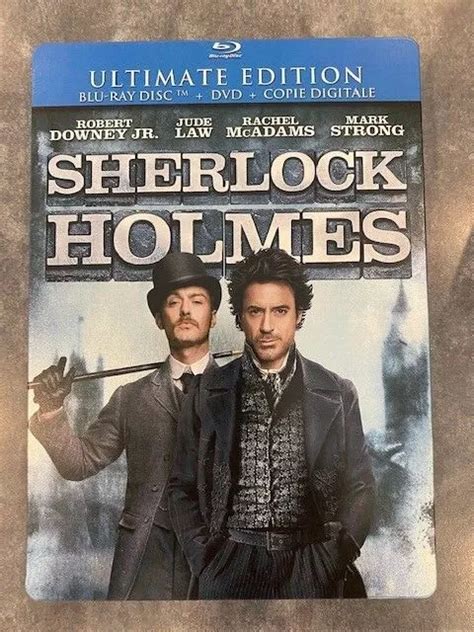 SHERLOCK HOLMES FILM Avec ROBERT DOWNEY Jr STEELBOOK COLLECTOR BLU