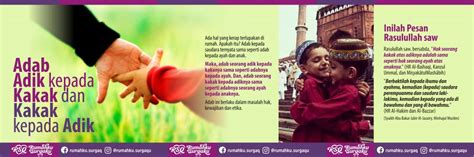 Adab Adik kepada Kakak dan Kakak kepada Adik – TASQ