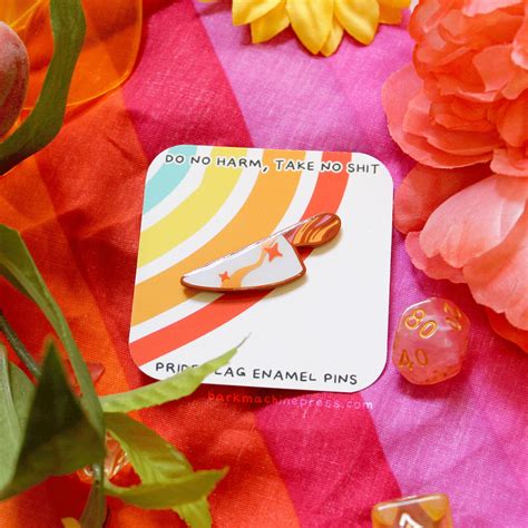 LESBIAN Pride Flag Knife Enamel Pin Etsy