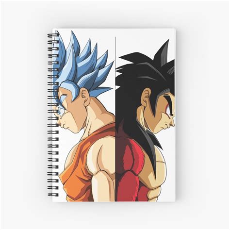 Cuaderno De Espiral Goku Blue And Black Combinados Goku Blue Y Black