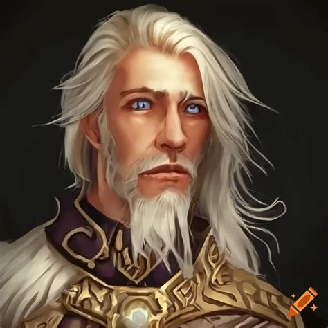 Fantasy Character With Blonde Hair Blue Eyes And Sun Kissed Skin On Craiyon