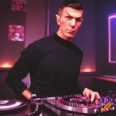 Spock Working As A Dj On Craiyon