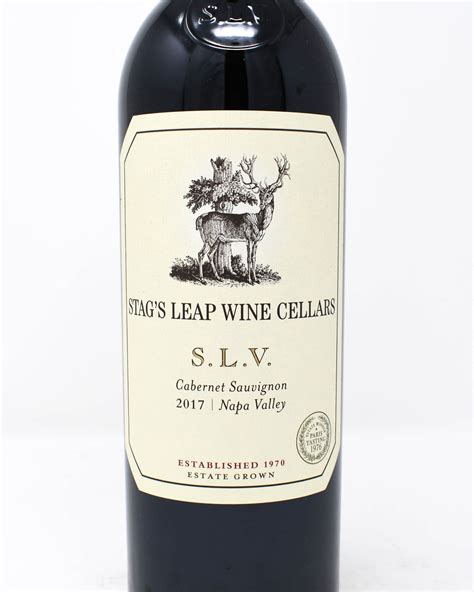 Stag S Leap Wine Cellars S L V Cabernet Sauvignon Napa Valley 2017