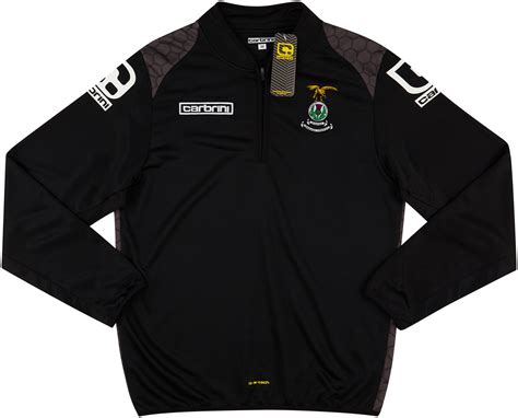 2015 16 Inverness Caledonian Thistle Carbrini 14 Zip Training Top M
