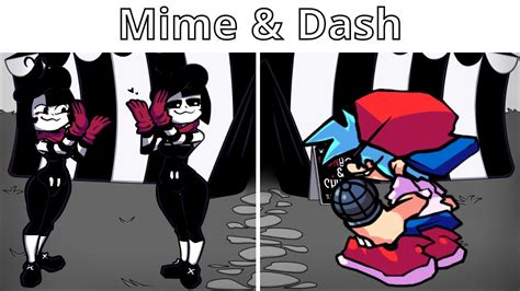 Friday Night Funkin Mime And Dash Youtube