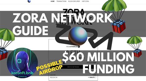 Airdrop Guide Zora Network Video Guide With Steps Youtube