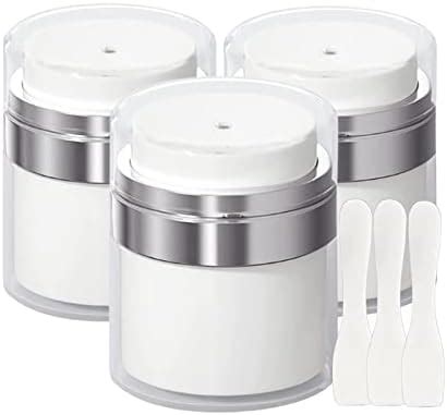 Amazon Airless Pump Jar Sets 1 7oz 50ml Empty Airless Pump