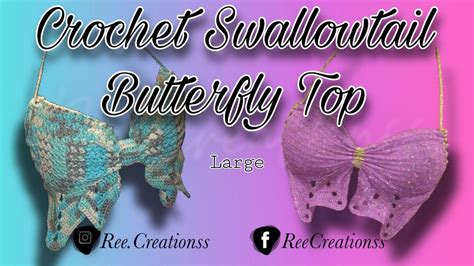 Crochet Butterfly Top Crochet Swallowtail Butterfly Top 2000s