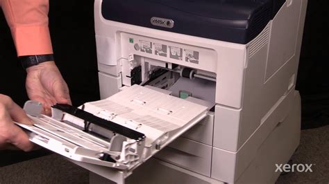 Xerox Workcentre Printer Removing And Replacing The Bypass Tray