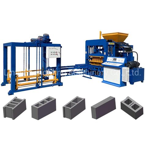 Qt4 15 Fully Automatic Concrete Paver Block Hollow Brick Making Machine