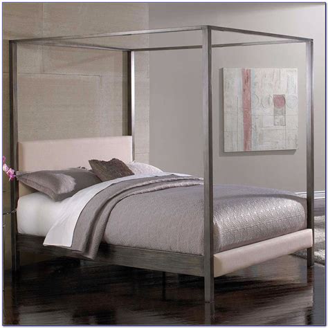 Metal Bed Frame With Headboard And Footboard Attachments Headboard