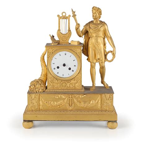 OROLOGIO DA APPOGGIO IN BRONZO DORATO FRANCIA CIRCA 1830 Wannenes