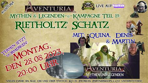 AVENTURIA Rietholtz Schatz Und Das Erbe Von Wildenstein Akt 1