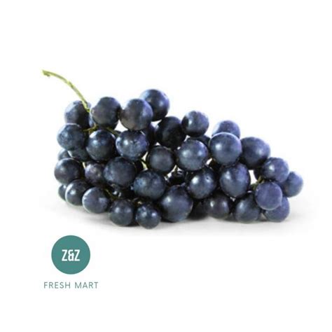 Fresh Black Seedless Grapes Anggur Hitam 500g Lazada