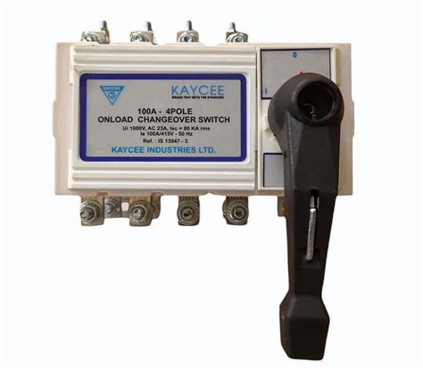 KAYCEE Onload Changeover Switch 4 Pole Three Phase At Best Price In