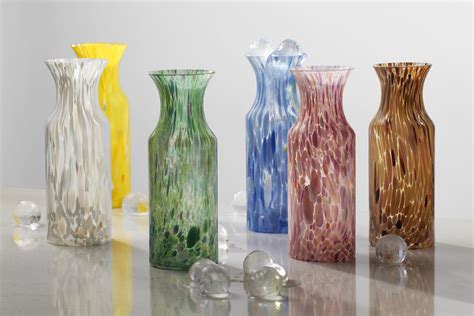 Swirl dekanter vase grønn Magnor Glassverk AS