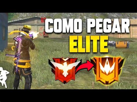 Como PEGAR A NOVA PATENTE ELITE NA RANQUEADA Free Fire YouTube