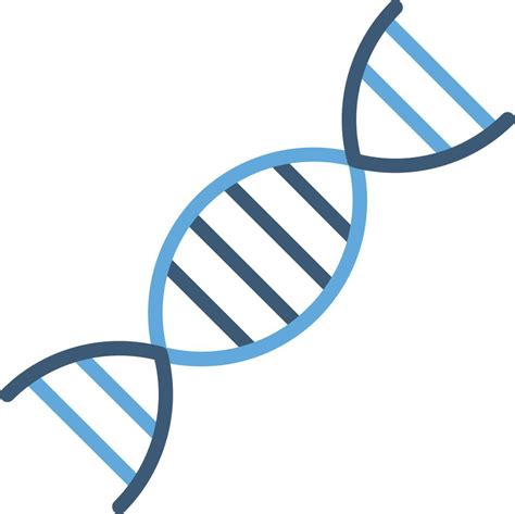 Dna Flat Icon 11486199 Vector Art At Vecteezy