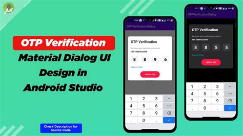 How To Create And Show OTP Verification Dialog With Material UI Design