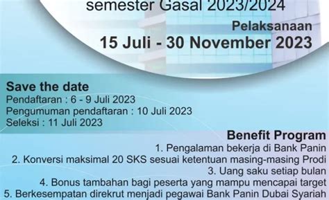 Bank Panin Dubai Syariah Malang Buka Kesempatan Magang Mbkm Program