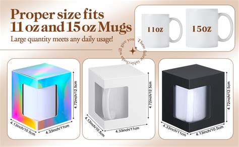 Amazon Harloon Pack Christmas Gift Boxes For Sublimation Mugs